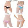 Sexy Women See Through Low Rise Sheer Thongs Briefs Panties Ultra-Thin Breathable Cool Mini G-String Bikini Sex Fun Fashion Ootd