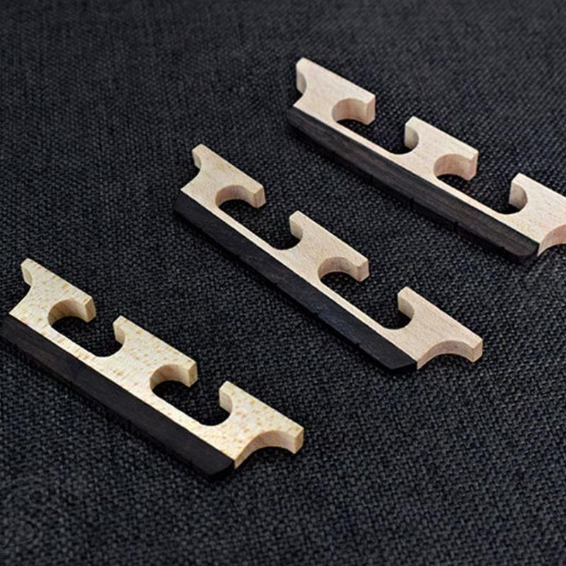 4/5/6 Strings Banjo Bridge Replacement 3 Footed Wood Standard Banjo Bridge Enhances Tone Clarity And Resonance