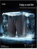 Men's Quick-Dry Elastic Running Pants - Breathable Ice Silk for Summer Fitness & Casual Wear