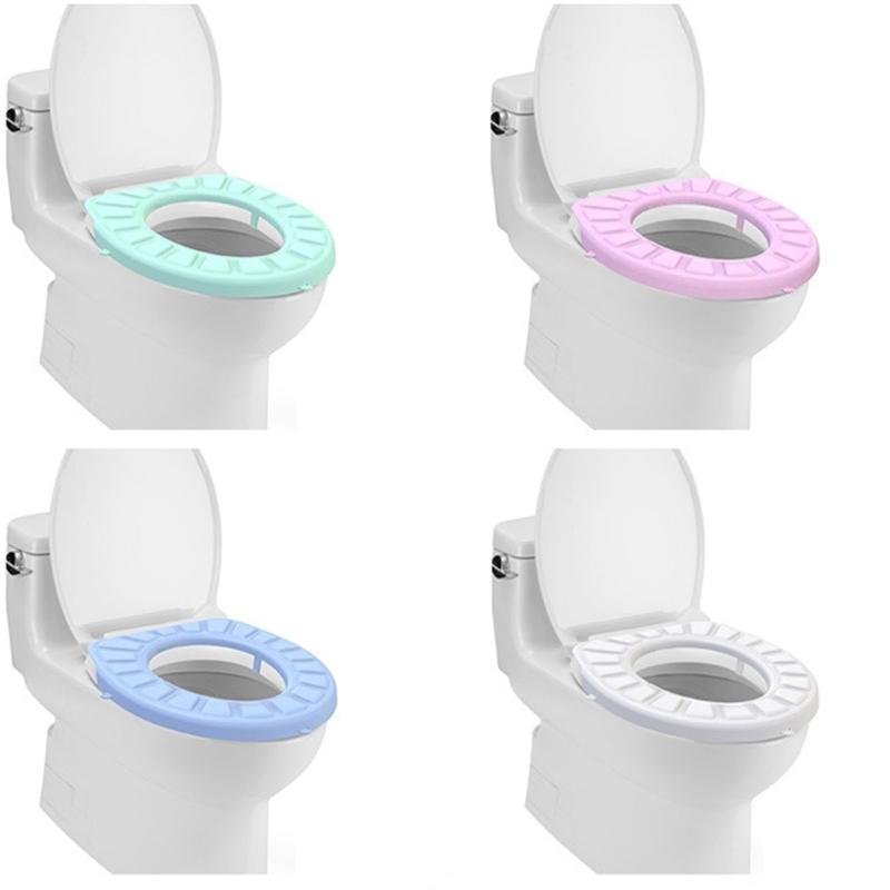 Silicone Toilet Seat Cover Decorative Mat Cover Pad Cushion Decoration for Home Toilet Seat Protective Mat Supplies