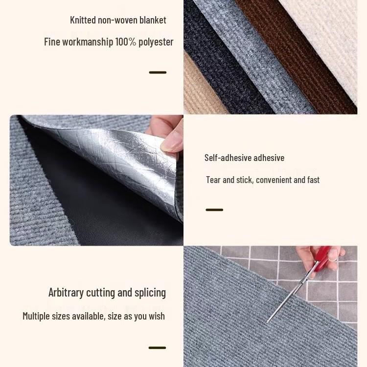 Selbstklebende Sisal Katzenkratzmatte: Wand- & Sofaschutz, Langlebig, Schuppenfreies Kratzpad.