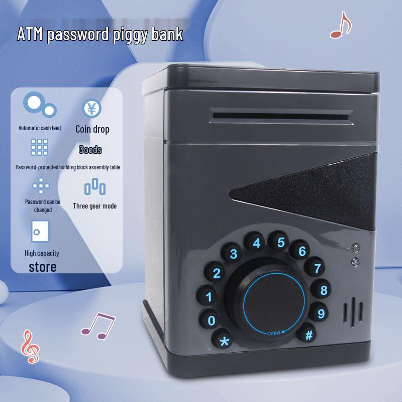 Cross-Border Creative Password-Protected Piggy Bank Toy for Kids