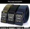 Men's Nylon Tactical Quick Release Belt - Casual & Outdoor Leather Workwear