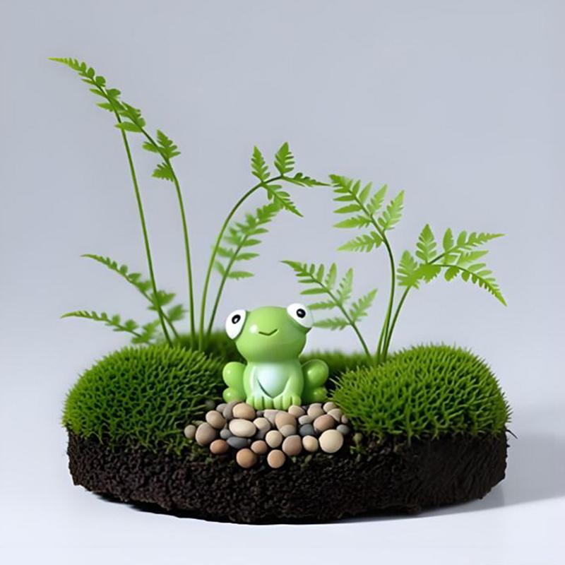 10/20Pcs Mini Resin Frogs Statues Frogs Figurines Garden Decor Fairy Garden Ornaments Indoor/Outdoor Microlandscapes Home Decor