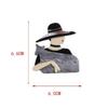 Acrylic Lady with Hat Brooch Cartoon Coat Badge Cute Women Portrait Pin  Clothing Accessories