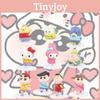 Adorable Crayon Shin-chan Sanrio Collaboration Pvc Figures Collectible Blind Box Gashapon