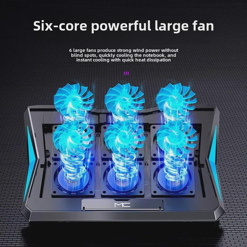 Gaming Laptop Cooling Stand: Foldable Radiator Bracket for Desktop Use