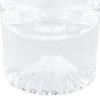 [Authentic Product] Tajima Glass "Edo Glass" Mini Mt. Fuji Mini Tumbler Glass, Approx. 6cm Diameter x 11cm Height, Approx. 160ml Capacity, Transparent