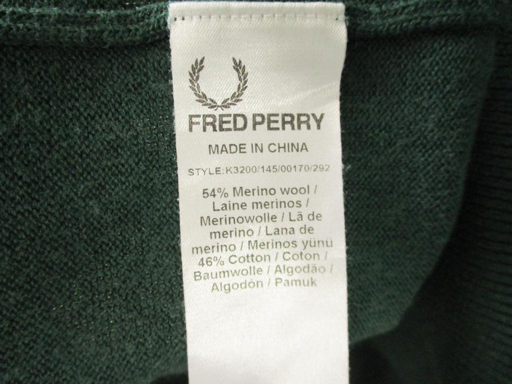 [USED] FREDPERRY V-neck knit M0821c