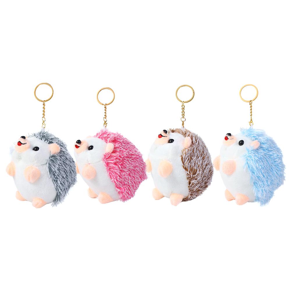 Anime Hedgehog Animal Ornament Key Ring Plush Dolls Plush Keychain Stuffed Toys Animal Plush Toy