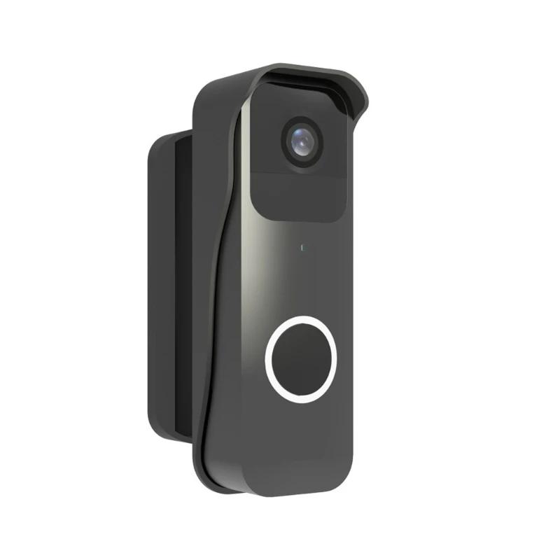 D0Ua Universal Doorbell Holder With Adjustable Viewing No Drill Adjustable Doorbell Stand Doorbell Support For Home