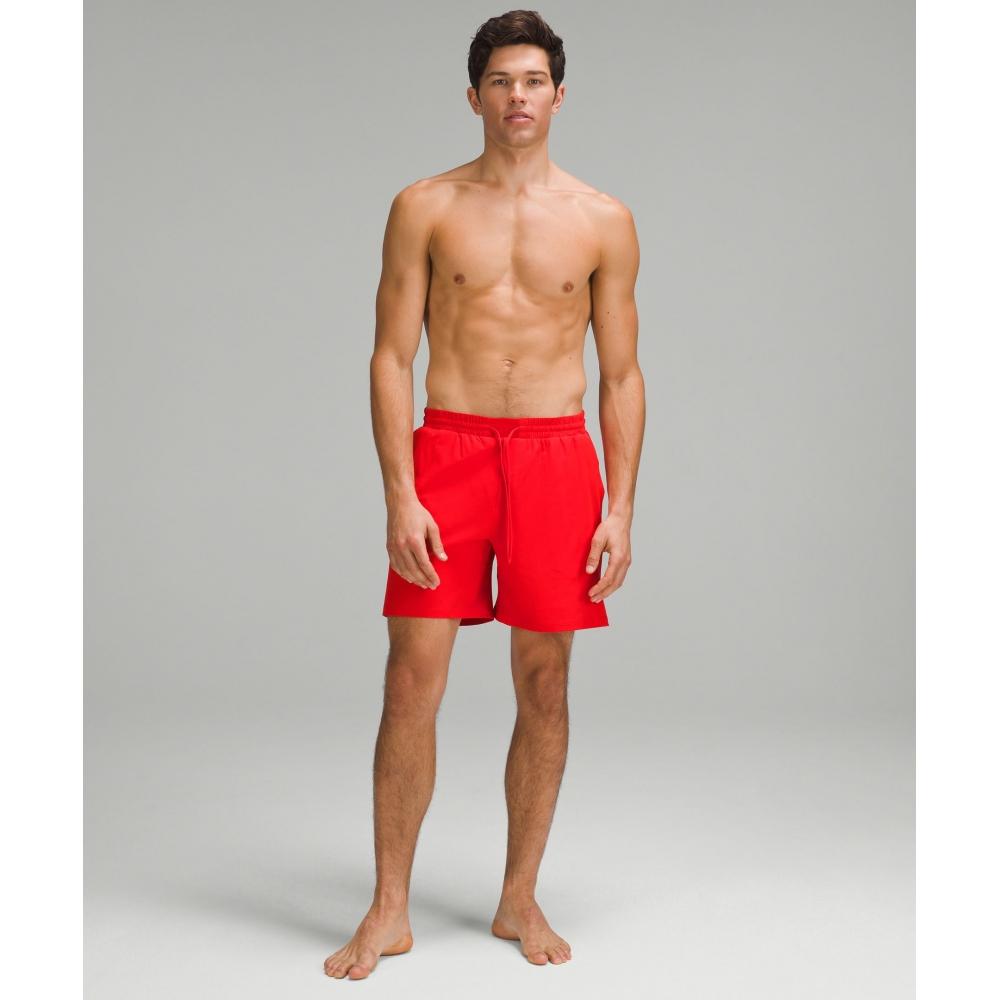 Lululemon Pool Short 7   Lined True Red