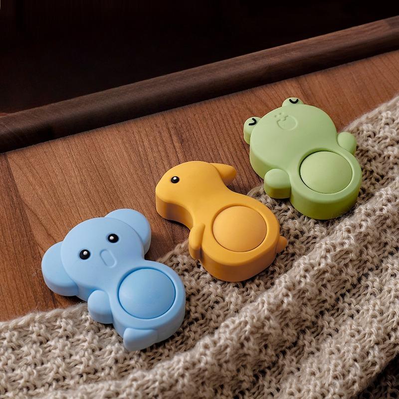 Cartoon Animal Door Stopper, No Need for Drilling, Anti-hand-squeezing Safety Door, Top Blocking Door, Cute Door Blocking and Anti-collision