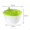 3L Salad Dryer with Bowl Strainer Washable Spinner for Vegetable Pasta
