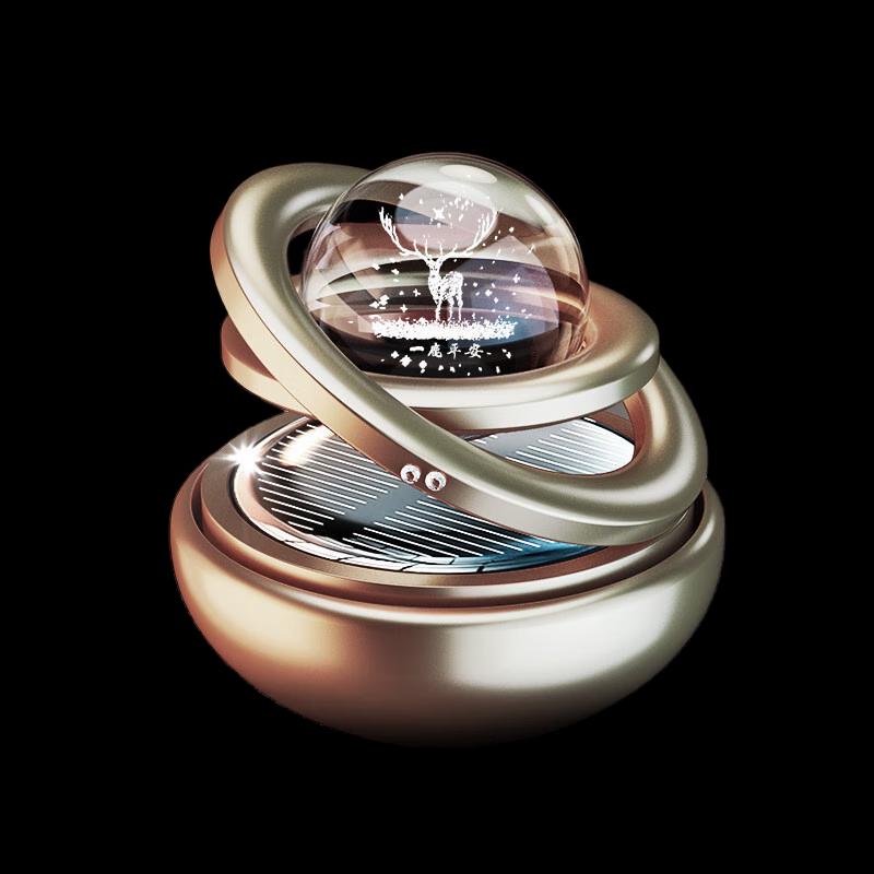 OIMG Solar Rotating Car Perfume Diffuser