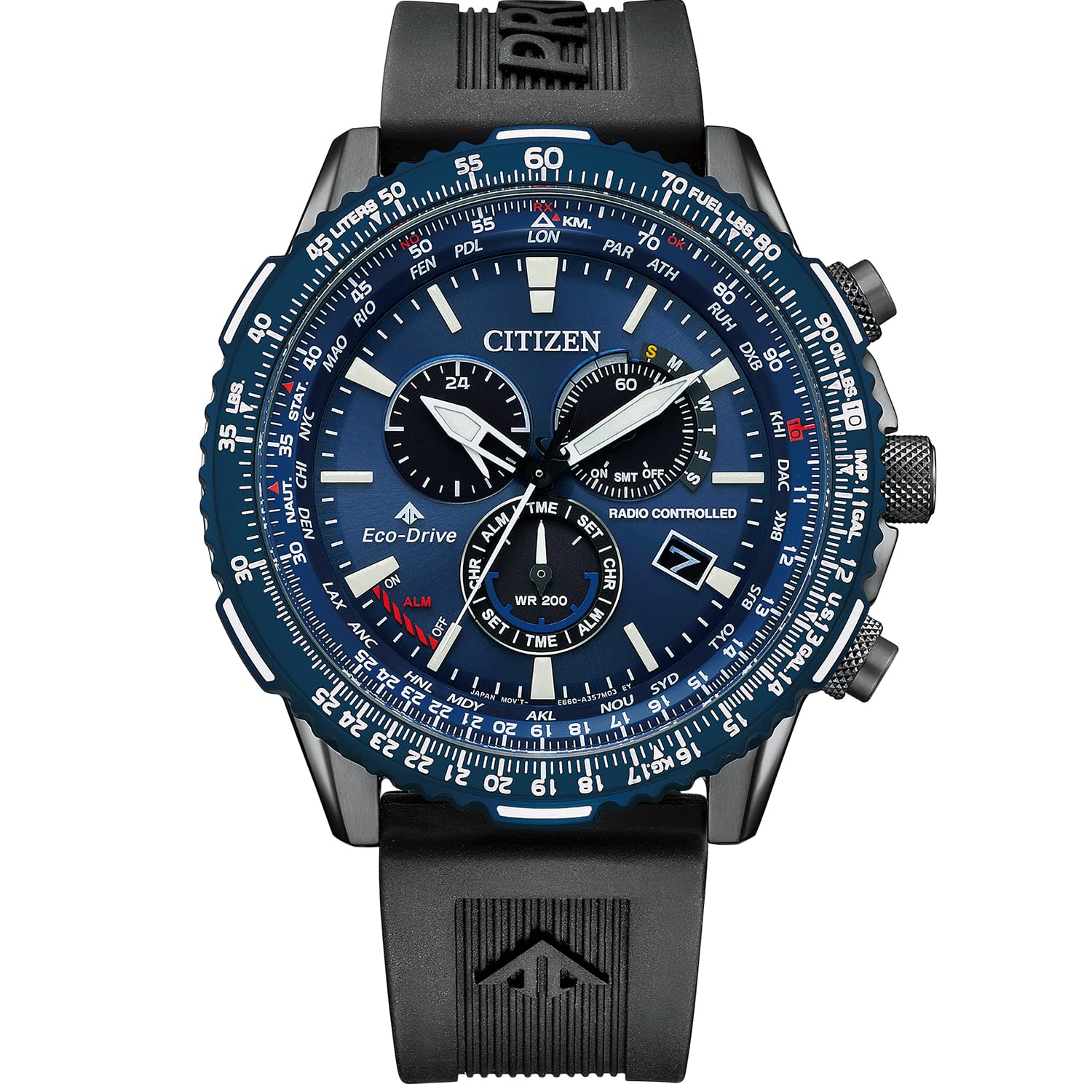

PROMASTER Waterproof Pilot Watch Citizen Radio Solar Black [Citizen] CB5006-02L для чоловіків чорний