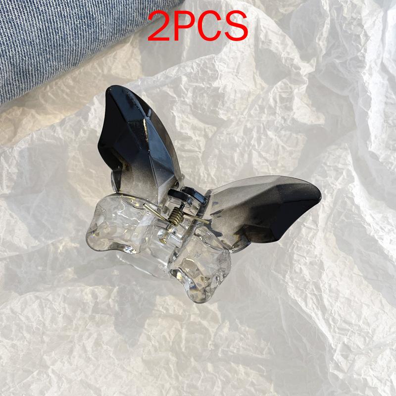 (87 Styles) 2pcs/ Set New Large Jelly Color Hair Clip Acrylic Hair Claw Shark Clamp For Women Girls Fashion Summer Updo Headwear Hair Accessories