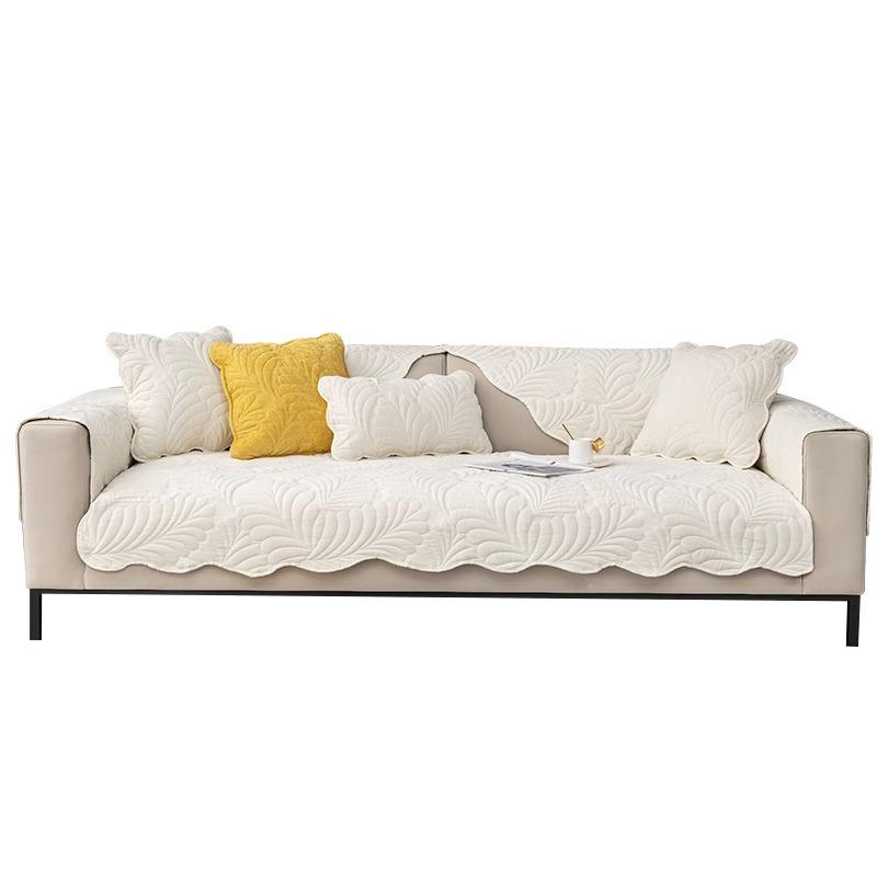 Chenille Sofa Cushion Four Seasons Universal Sofa Cover Cover Japanese Banana Leaf Leather Seat Cushion Light Luxury Cover Cloth