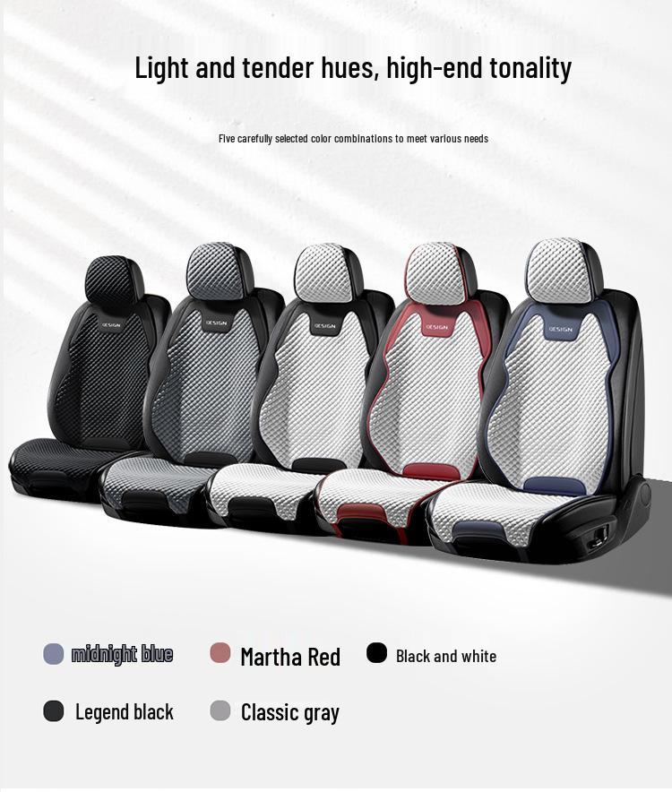 X406 All-Season Icy Car Seat Cushion: Cool and Breathable Pad for Spring, Summer, and Autumn