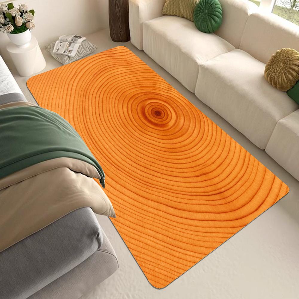 Beautiful Wood Floor Mat Bathroom Mat Kids Room Bedroom Decoration Balcony Anti-Slip Doormat Living Room Welcome Rug