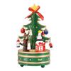 Christmas Carousel Rotating Wooden Music Box Wooden Children Gifts Musicbox  Festive Holiday Decor