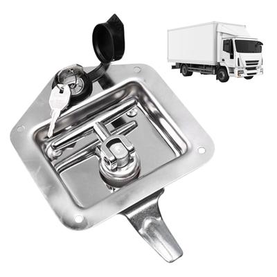 ADOFUN Handle Latch Toolbox Lock, T-Shaped Lock, Truck Toolbox Latch, Stainless Steel for Trucks, Trailers, Electrical Cabinet Toolboxes