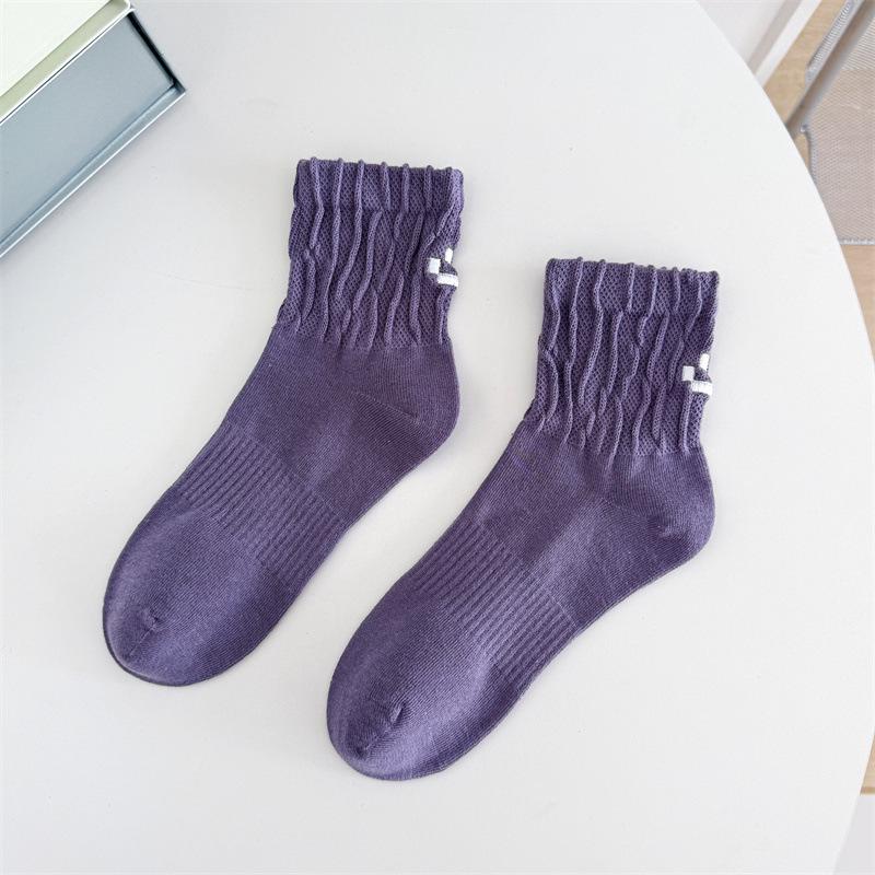Cityboy Unisex Smiley Face Mid-Tube Socks - Trendy Korean Skater Style