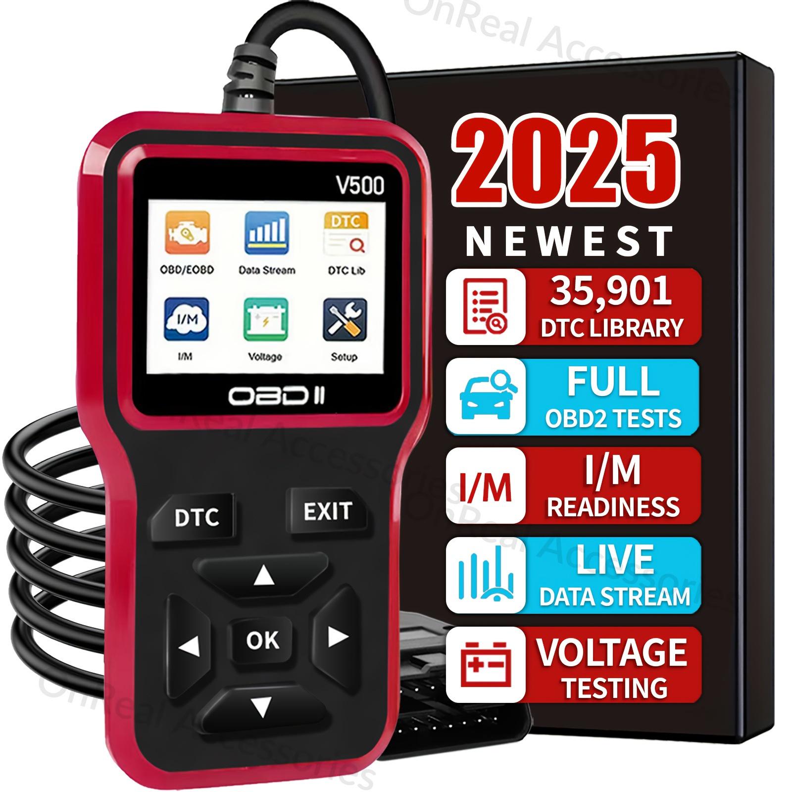 

Универсальный OBD2 инструмент для диагностики автомобилей V500 с экраном для точного обнаружения и декодирования неисправностей чёрный