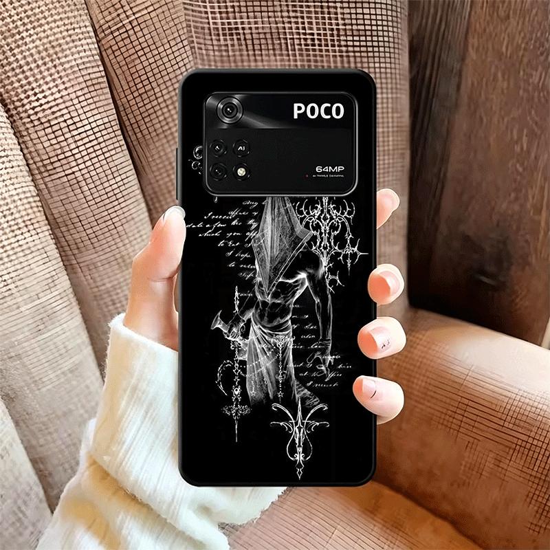 Silent Hill Horror Theme Soft Phone Case for Xiaomi Poco X5 X6 X7 X8 Pro Max X3 F7 F8 Ultra M8 M7 M6 M5 Redmi 15 15C 14C 13C 12C