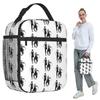Classic Fleetwood Mac Rumours Logo Insulated Lunch Bag Kids School Cooler Thermal Food Box Tote Leakproof Lunch Boxes Container