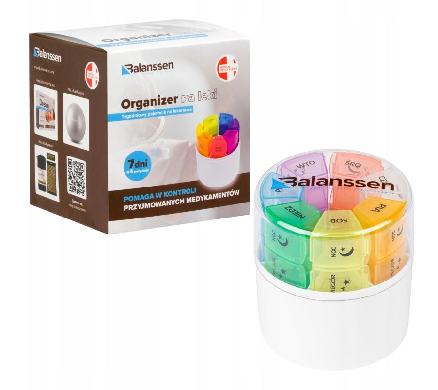 Weekly Medicine Organizer 4 Time Slots – Balanssen (1 Unit)