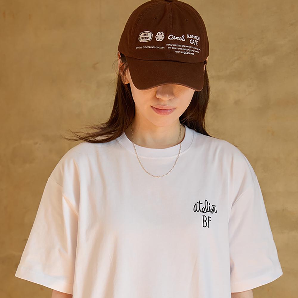 Camel X Line Friends Collage Short-Sleeved T-Shirt