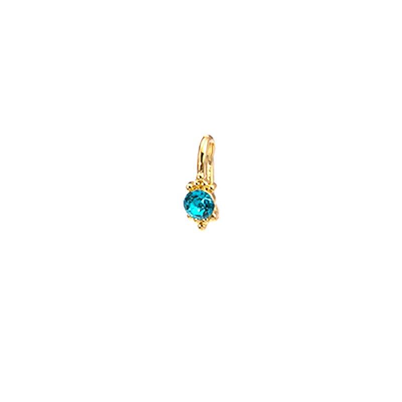 Perforated U-shaped Nose Clip Retro and Cold Style Bow Accessory Moon Octagonal Star Diamond-encrusted Nose Decoration