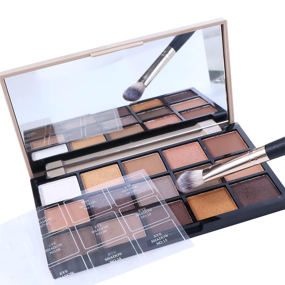 Dense bristles Double-ended Eyeshadow Brush Eye Shadow Brush Makeup Smudge Brush Eye Cosmetic Brush