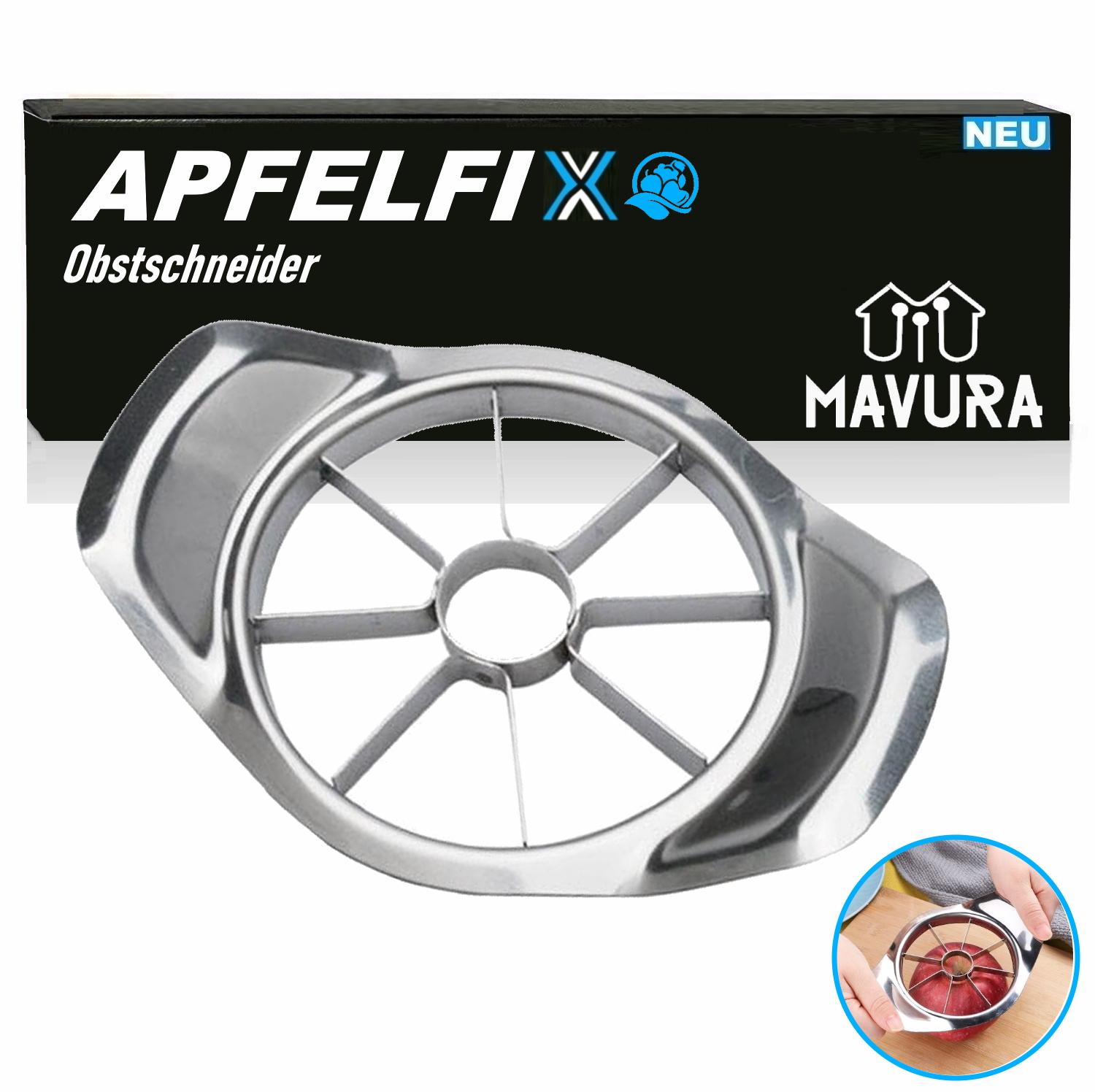 

APFELFIX Нержавіюча сталь Яблукорізка Яблукорізка Грушоділка Фруктоділка Видаляч серцевини