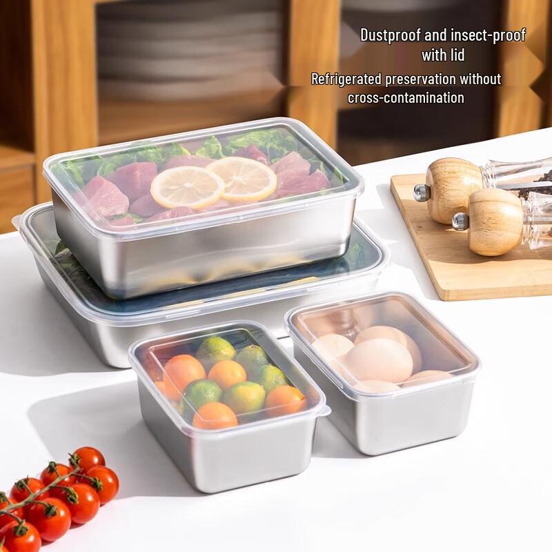 304 Edelstahl Lebensmittelbehälter mit Datumserinnerung