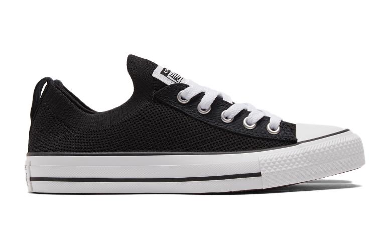 Converse Chuck Taylor All Star Knit Low Top Kids Canvas Shoes Black A06001C