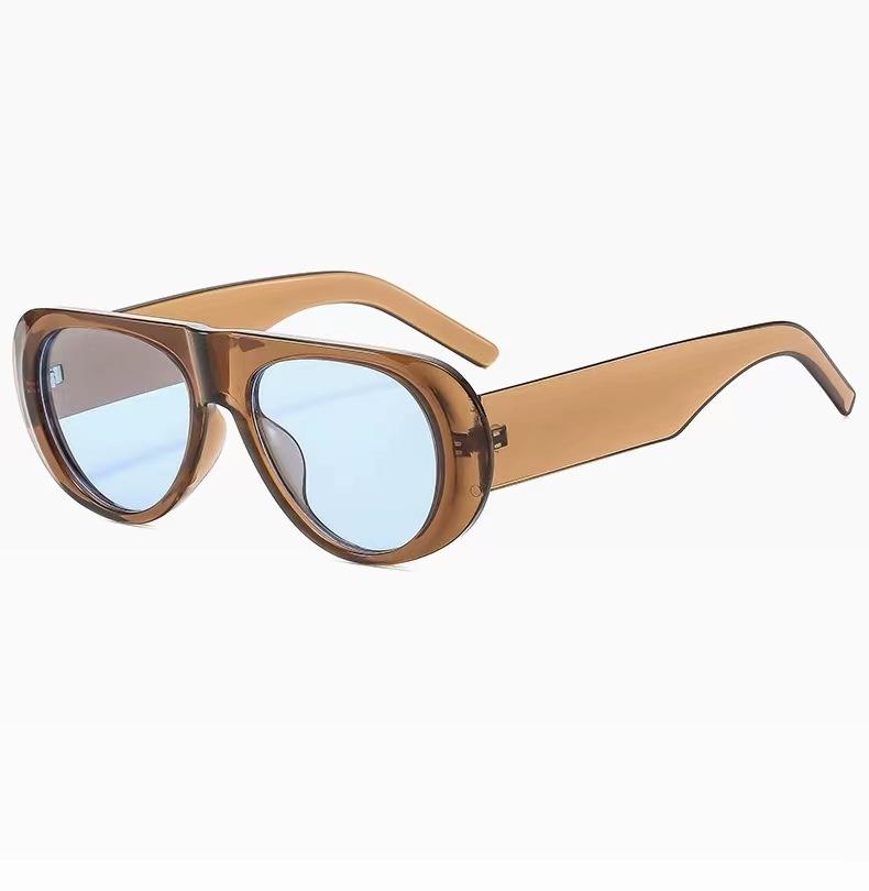 

Trendy Women s Oval Cat Eye Sun Glasses Retro Style Pilot Personalized Eyeglass Summer UV Protection Eyeglasses UV400 Protection Gafas De Sol 1PC