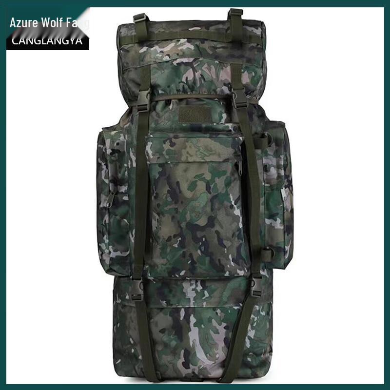 

Canglangya 110L Large Capacity Outdoor Camouflage Backpack