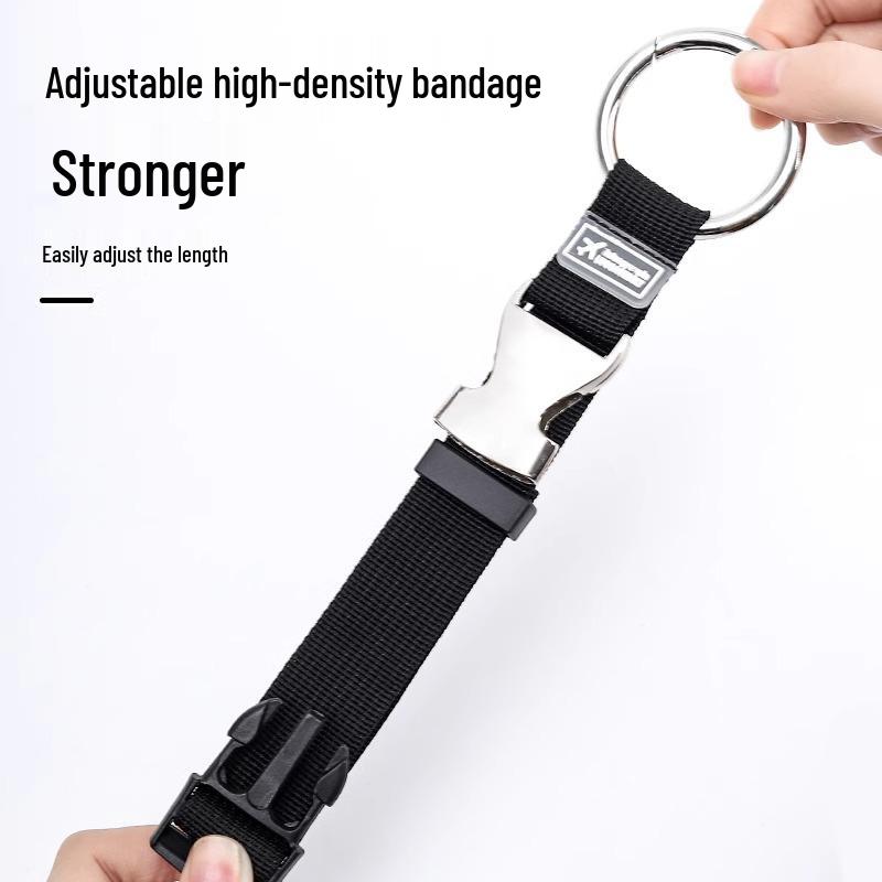 Foldable Backpack Hook & Lanyard for Outdoor Mountaineering and Suitcase