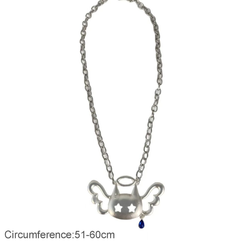Angel Wings Neck Chain Y2K Style Necklace Creative Pendant Necklace  Charm Accessories