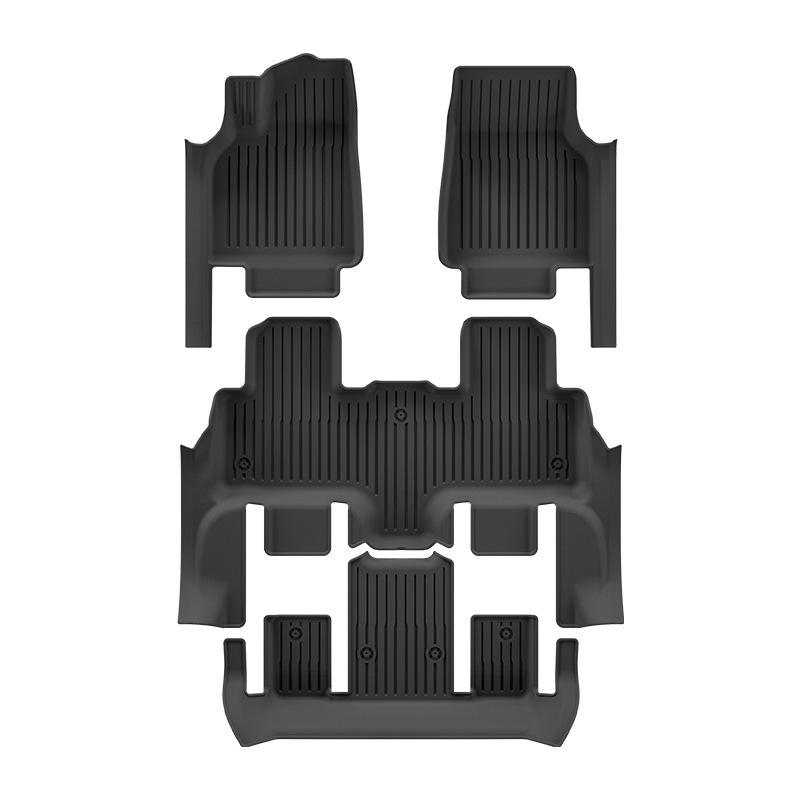 Tesla Model YL TPE Floor Mats with Full Coverage & Threshold Protection