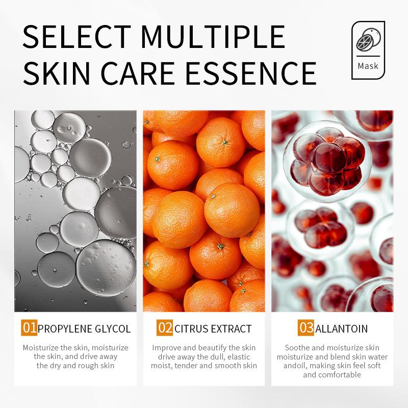 1/3 pièces Masque Vitamine C 25g SADOER Hydratant Hydratant Masque VC Hydratant En Direct