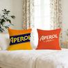 AAperol Logo SSpritzz Cushion Cover For Pillow Printing Sofa Decoration Home Car Room Coffee Shop Office Nordic Simplicity