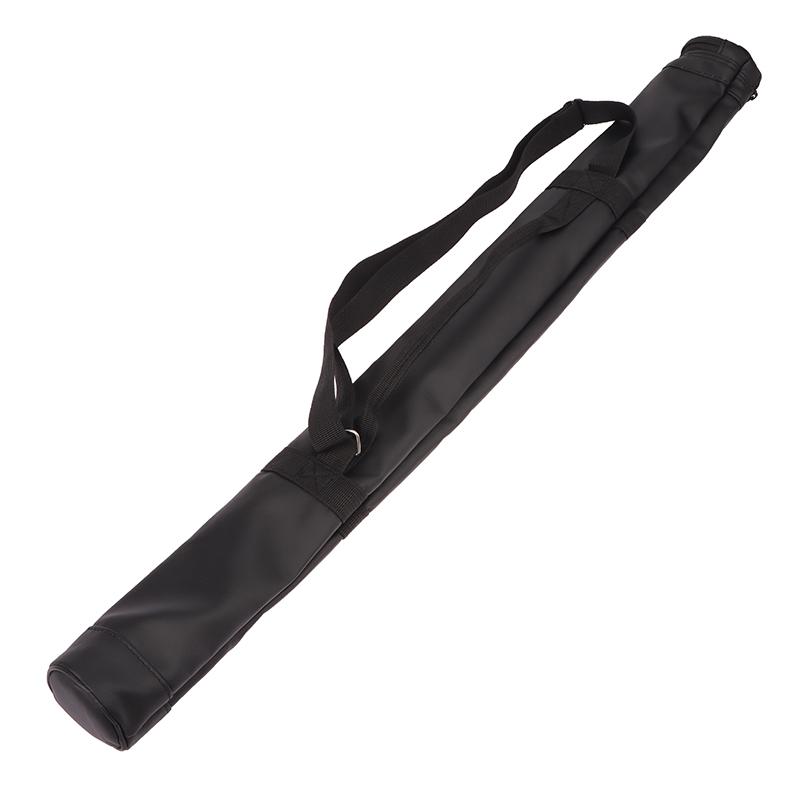 Artificial Leather Rod Box Pool Cue Storage Bag Cue Sticks Bags Foldable Adjustable Shoulder Strap Billiard Rod Sleeve