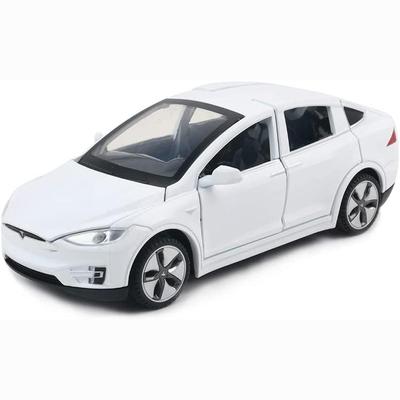 1:32 Scale Model X Alloy Diecast Toy Car, Pull Back Vehicle Door Opening with Sound and Light for Kids Adults Gift Collection