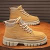 22 Autumn and Winter British Retro Mid-top Martin Boots Casual Shoes High-top Short Boots Leather Shoes