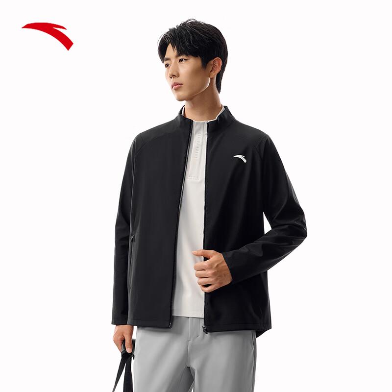 Anta Men's Fleece-Lined Stand Collar Jacket