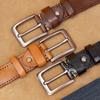 Belt Men'S First Layer Cowhide Tree Paste Leather Pin Buckle Men'S Belt Genuine Leather Retro Casual Pants With Men'S Models