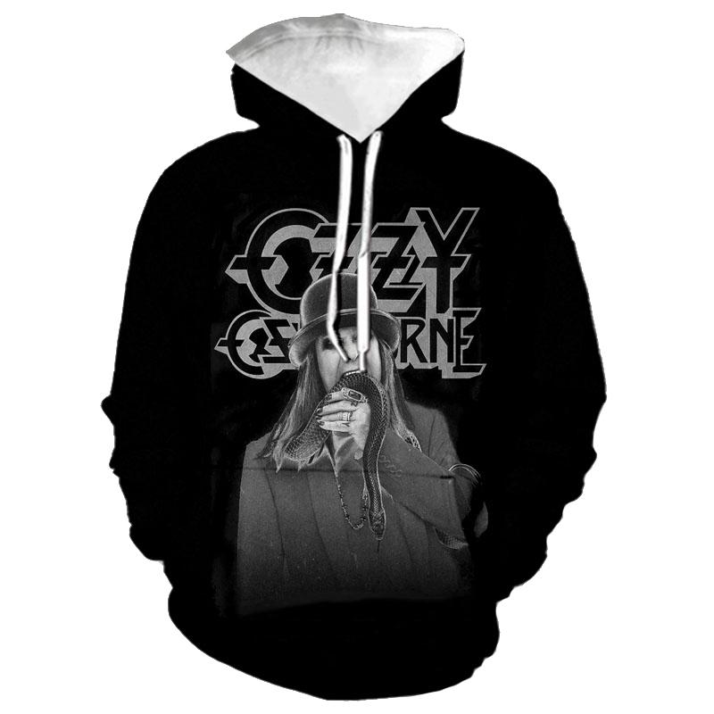 

2025 Ozzy Osbourne 3D Print Hoodie Fashion Streetwear Oversized Sweatshirt Unisex Male Pullover Tracksuit for Men And Women 5XL